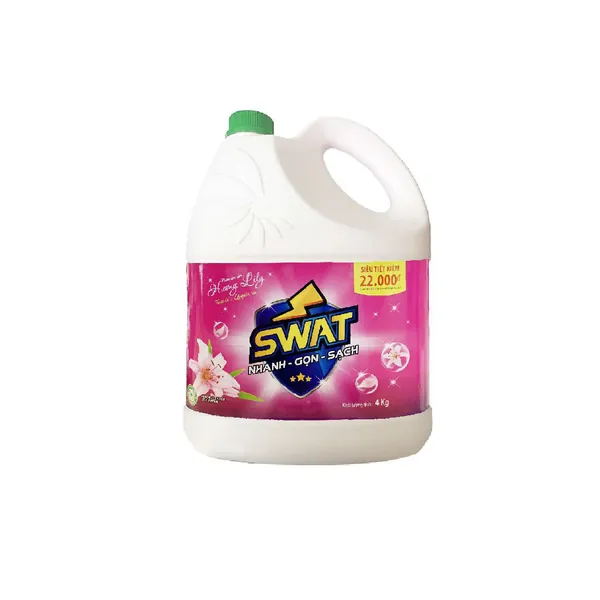 Nước Lau Sàn Hương Hoa Lily SWAT Can 4 lít