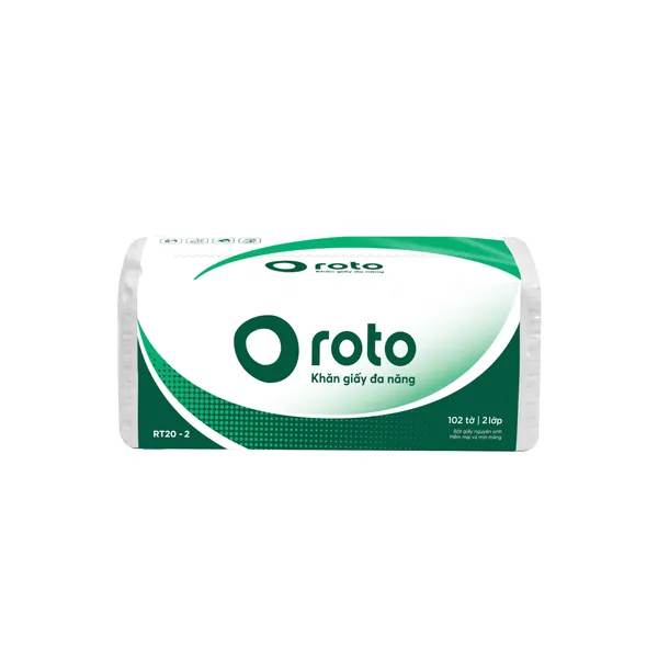 Khăn Giấy Đa Năng Roto 20-2 Lớp